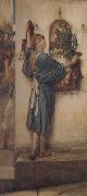 Alma-Tadema, Sir Lawrence A Street Altar (mk23) Spain oil painting reproduction